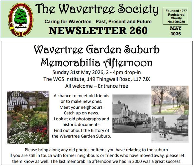 Newsletter and Garden Suburb Memorabilia Day